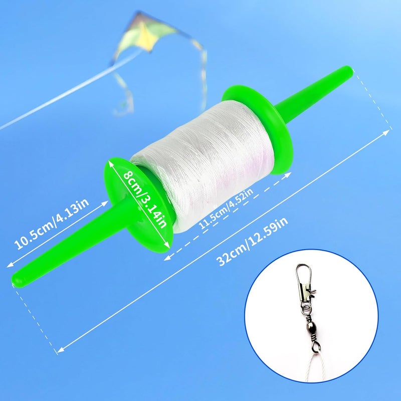 Simxkai Kite Spool, Reel Winder,Grip String Handle, 600 feet Twisted Line for Each String Handle (1&2&3&4pack) - Image 3